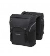 Alforjas New Looxs Sports Racktime 32l Impermeable Poliester Negro Con Reflectantes (39x29x16 Cm)