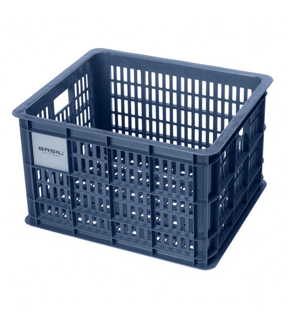 Cesta Basil Crate M 29.5l Plastico Azul (34x40x25 Cm)