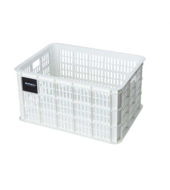 Cesta Basil Crate L 40l Plastico Blanco Brillo (34.5x49x27 Cm)